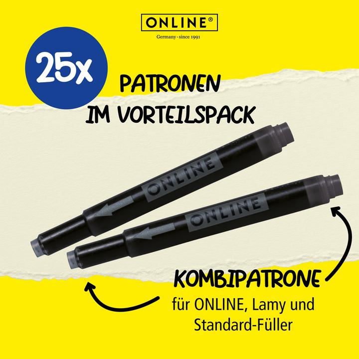 Image du produit Online Cartouche d'encre noire 70033 Effaçable (Encrier, Noir)