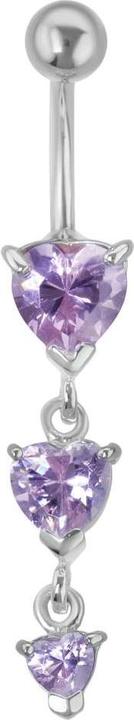 Bijouteria Bauchpiercing (Chirurgenstahl 316L, Premium Kristall)