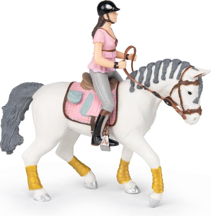 Actual product image Papo Horse with braided pigtails