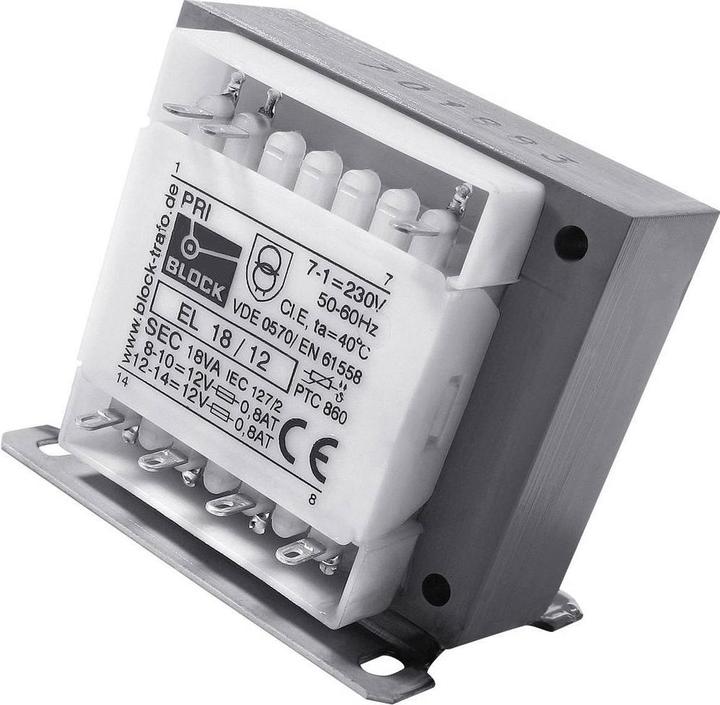 Produktbild Block Sicherheitstransformator Serie EL