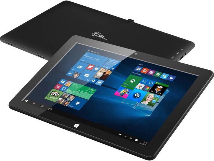 Actual product image CSL Windows® Tablet / 2 in 1 Panther Tab HD WiFi 256 25.7 cm (10.1 inch) 1.10 GHz ® Celeron® 10 Pro 64 (WLAN only, 10.10", 256 GB, Black)