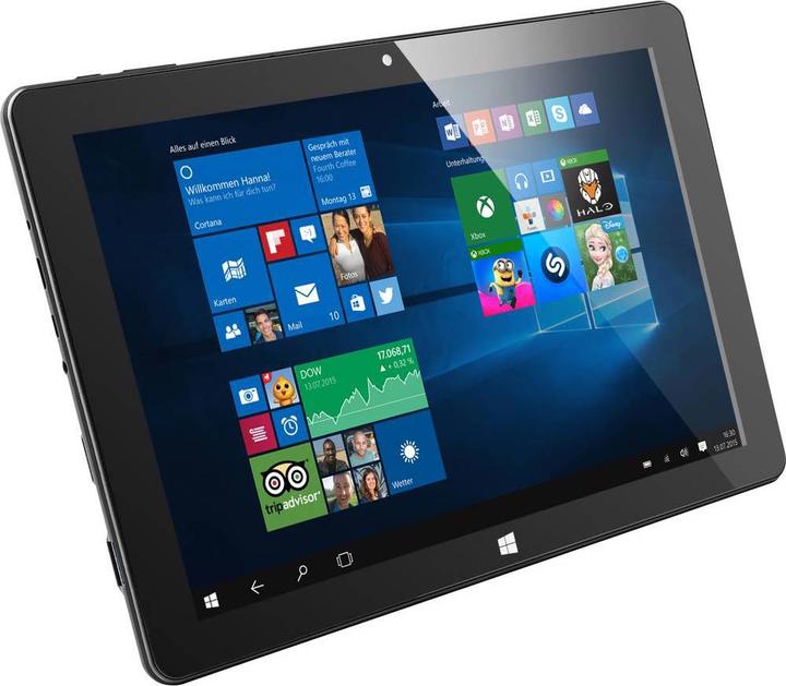 Actual product image CSL Windows® Tablet / 2 in 1 Panther Tab HD WiFi 256 25.7 cm (10.1 inch) 1.10 GHz ® Celeron® 10 Pro 64 (WLAN only, 10.10", 256 GB, Black)