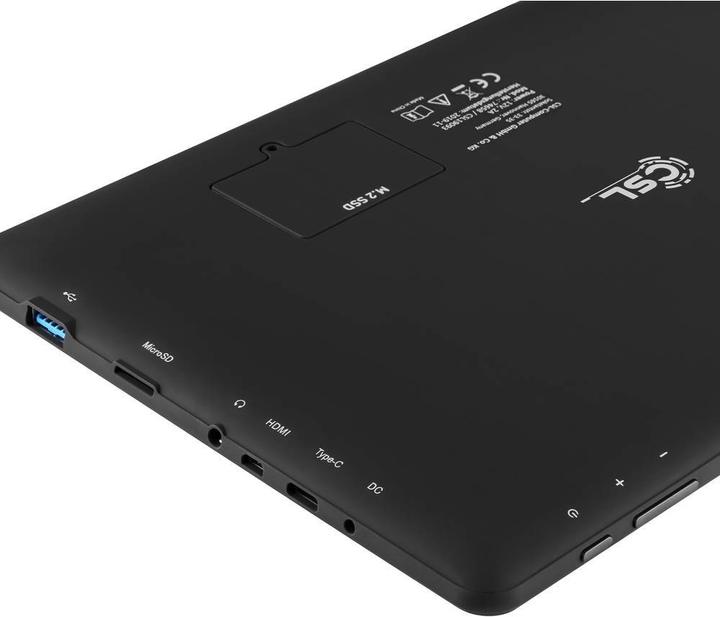 Actual product image CSL Windows® Tablet / 2 in 1 Panther Tab HD WiFi 256 25.7 cm (10.1 inch) 1.10 GHz ® Celeron® 10 Pro 64 (WLAN only, 10.10", 256 GB, Black)