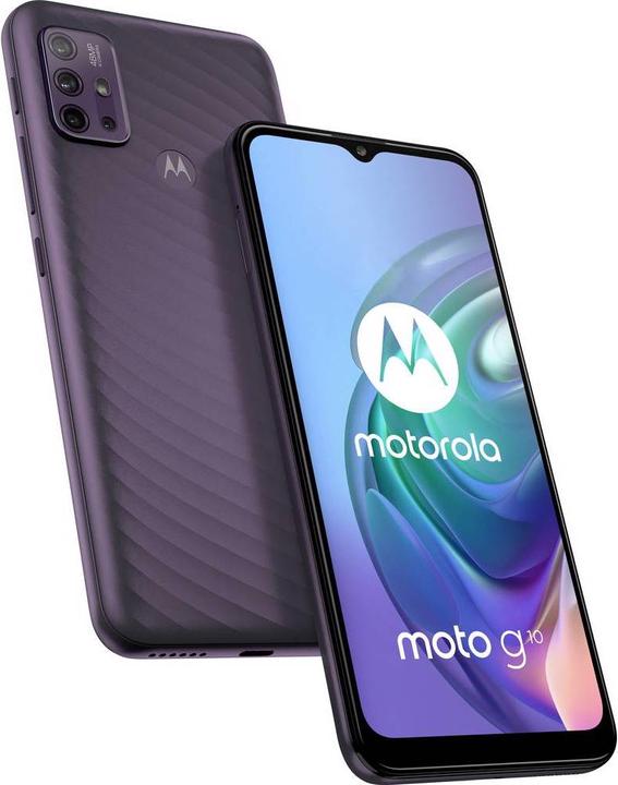 Produktbild Motorola Moto G10 (64 GB, Aurora Grey, 6.50", Dual SIM, 48 Mpx, 4G)
