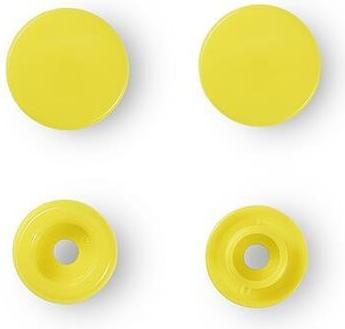 Immagine prodotto Prym Bottoni a pressione colorati, giallo chiaro 12,4 mm, confezione da 30 pezzi.