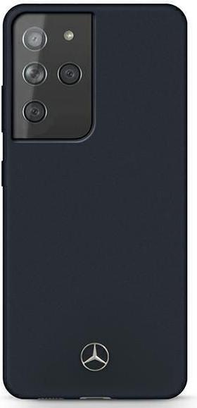Mercedes MEHCS21LSILNA S21 Ultra G998 bleu / blue hard case, silicone line (Samsung Galaxy S21 Ultra)