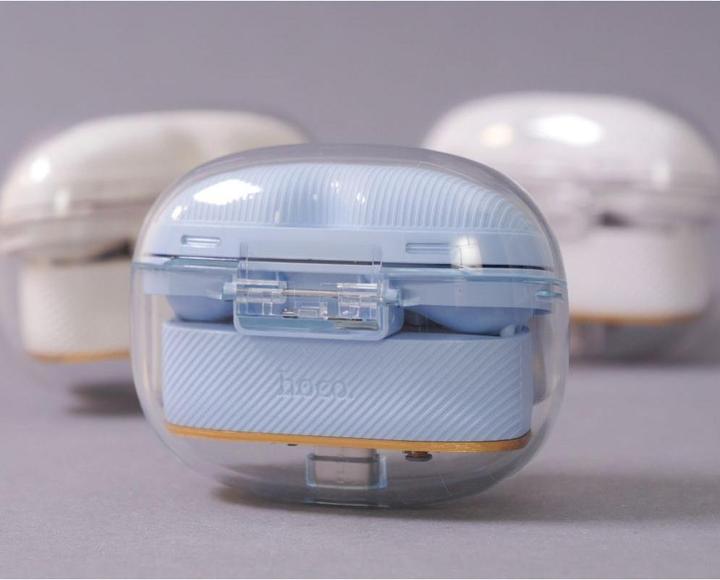 Actual product image Hoco Wireless headphones wireless earphones bluetooth TWS EW54 blue (4 h, Wireless)