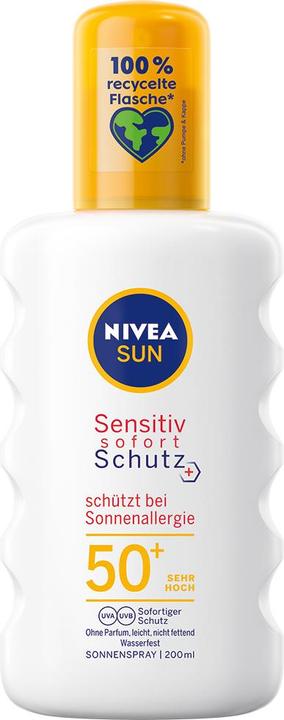Immagine prodotto NIVEA Sensibile al sole (Spray solare, SPF 50, 200 ml)