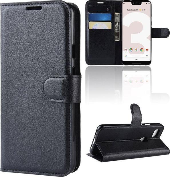 Actual product image MU Classic Litchi Leather Bookcover Series (Google Pixel 3a XL)