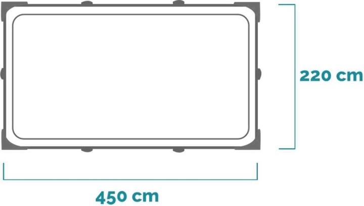 Actual product image Intex Rectangular Frame (450 x 220 x 84 cm)