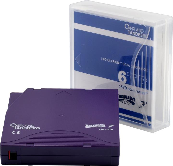 Immagine prodotto Tandberg Data Cartuccia dati LTO-7 6.0/15. non etichettata con custodia (LTO, 6000 GB)