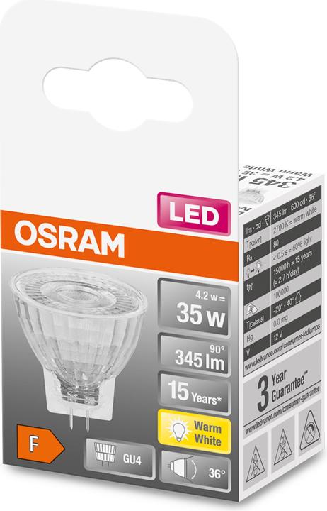 Immagine prodotto Osram Star Mr11 (GU4, 35 W, 345 lm, 1 x, F)
