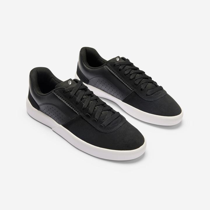 Image du produit Oxelo Chaussures basses "cupsoles" de skateboard adulte CRUSH500 noir et blanc (45)