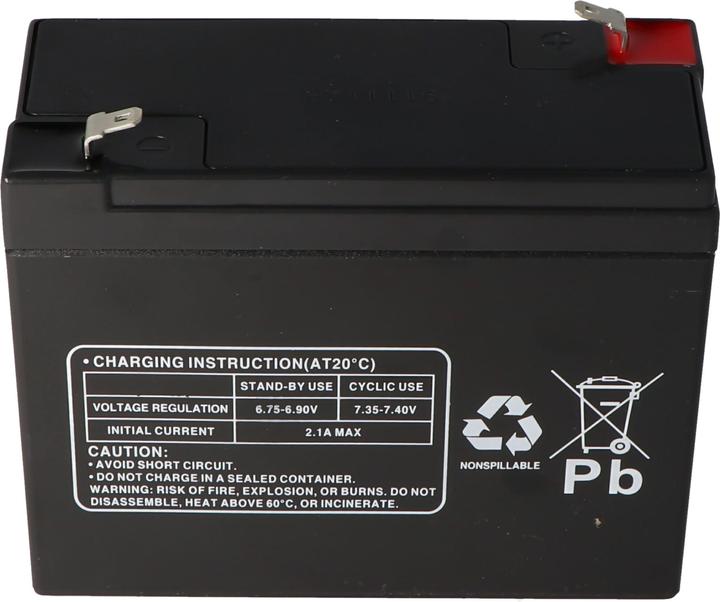 Actual product image Multipower Battery MP7-6S like Sonnenschein A206/6.5S, but with slightly different contacts (6 V, 6.50 Ah)