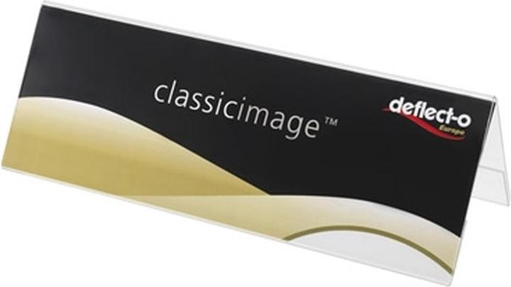 Image du produit Deflecto Porte-noms de table Acrylique 48701 transparent A5
