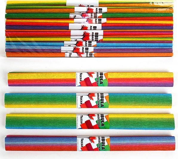 Immagine prodotto Carta crespa arcobaleno per pezzo (1 x)