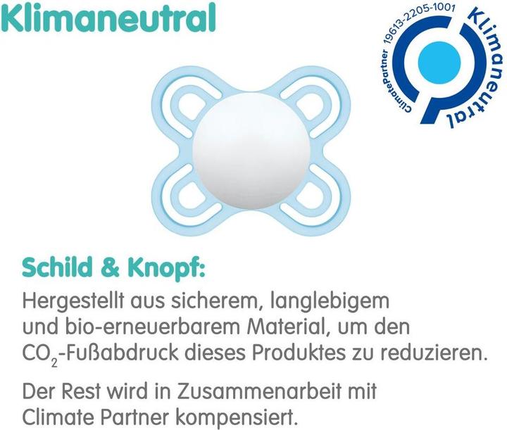 Produktbild MAM Perfect Start Silikon, 0-2 Mon., 2 Stk, Blume/Käfer (2 x, bis 2 Monate)