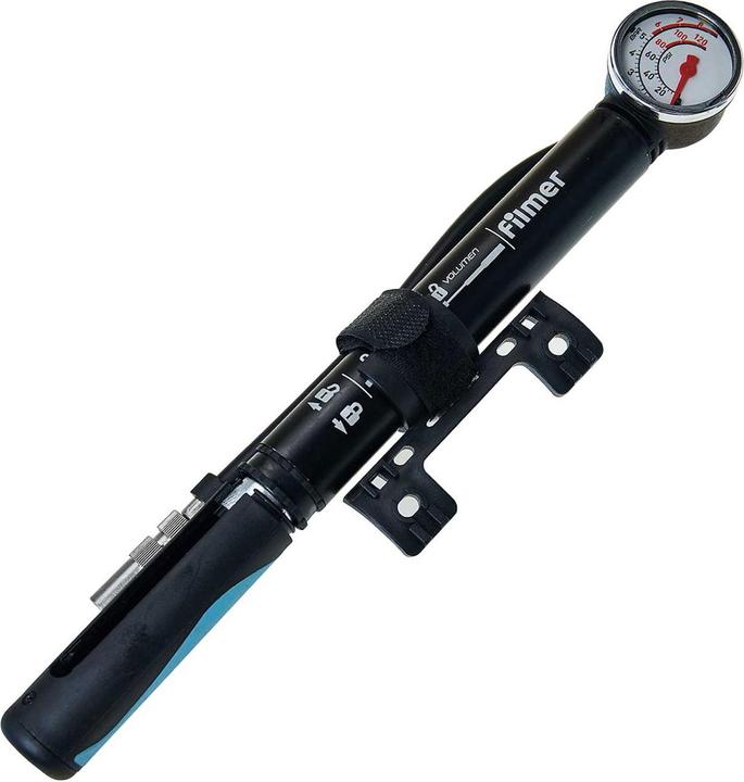Immagine prodotto Filmer Pompa pneumatica manuale Premium 49342, con manometro, 8 bar
