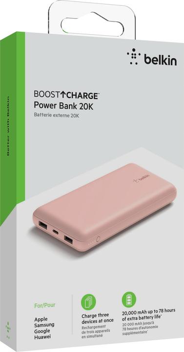 Actual product image Belkin BoostCharge (20000 mAh, 15 W, 74 Wh)