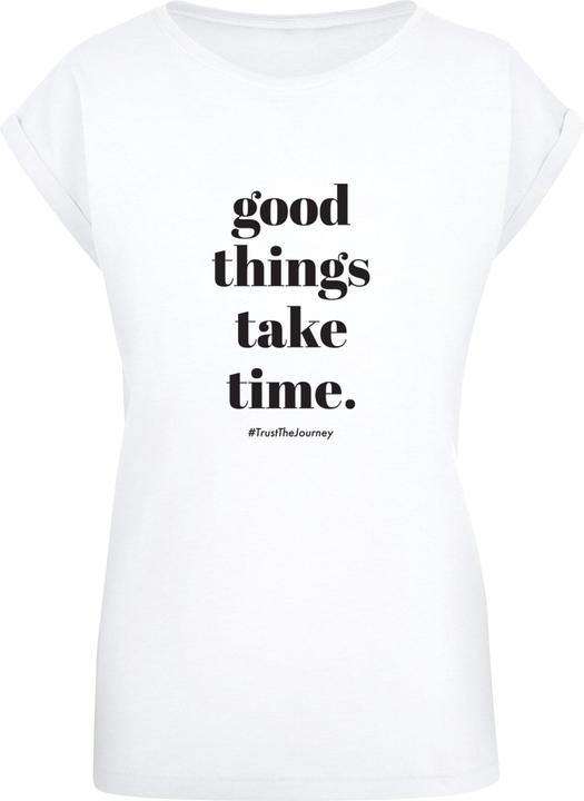Merchcode Ladies Good Things Take Time T-Shirt - 117487 (4XL)