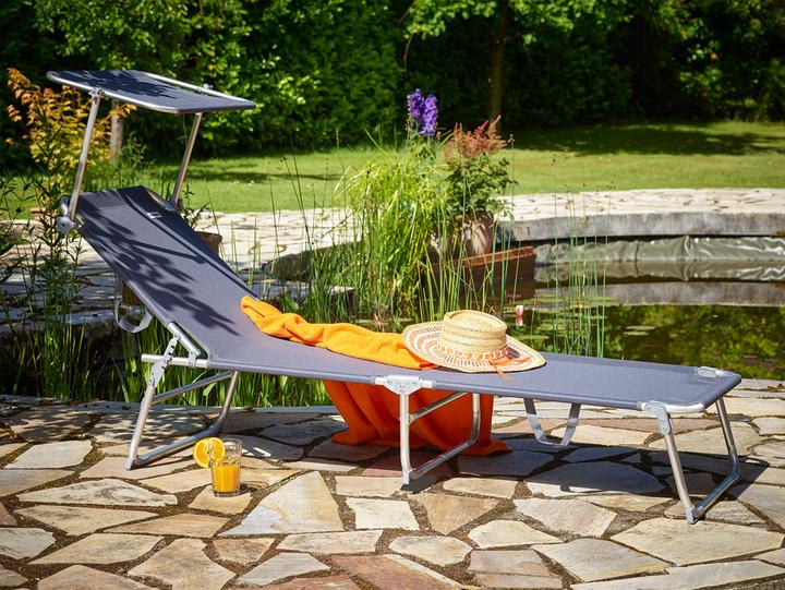 Actual product image Casaria Sun lounger (190 cm)