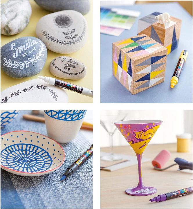 Produktbild Posca Filzstift PC-3M 16er Set (Multicolor, 1.30 mm, 16 x)