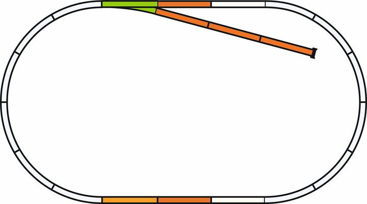 Piko A track with bedding track set B (Track H0)