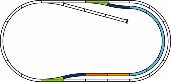 Produktbild Piko A-Gleis mit Bettung Gleis Set C (Spur H0)