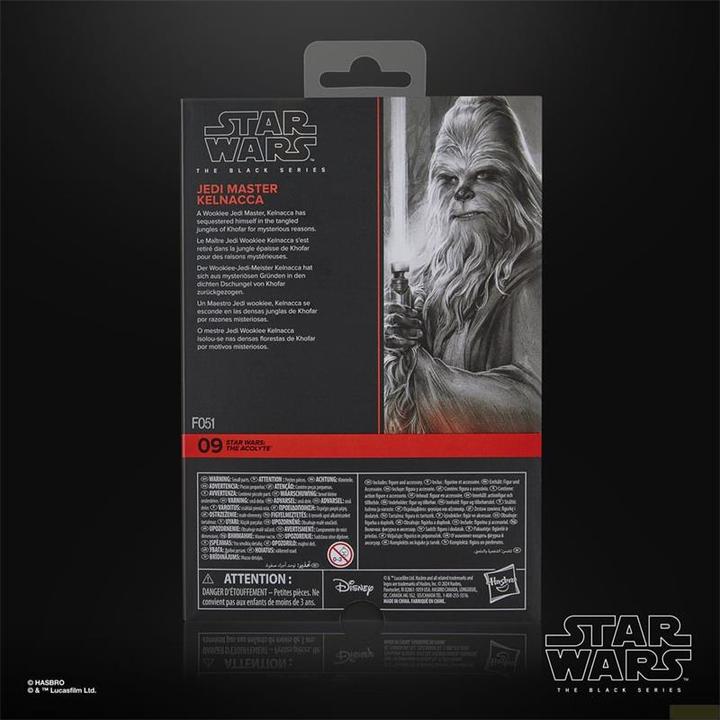 Immagine prodotto Hasbro Star Wars: The Acolyte Black Series Actionfigur Jedi Master Kelnacca 15 cm