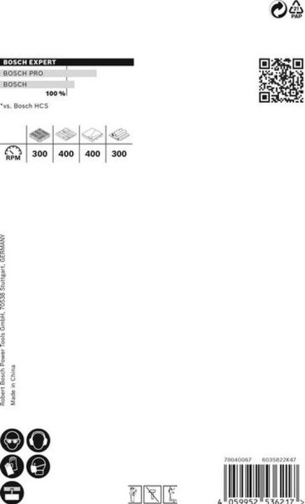 Actual product image Bosch Professional Zubehör Expert Construction Material hole saw, 80 x 60 mm (80 millimetres)