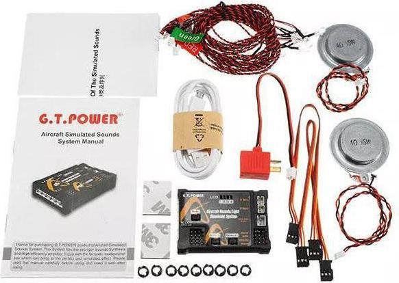 Actual product image G.T. Power Aircraft Sounds Light simulated System