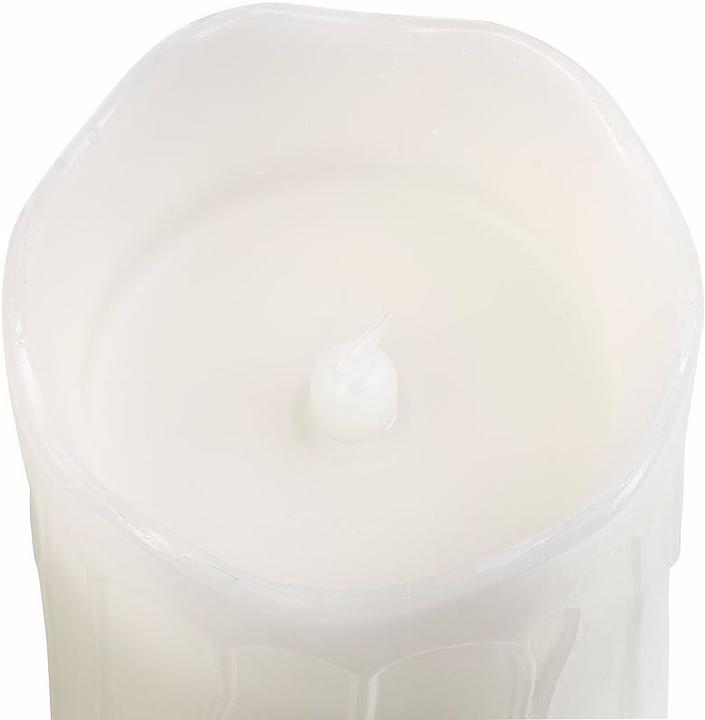 Produktbild Britesta 4 flackernde LED-Echtwachskerzen mit abgestufter Höhe, weiss (4 x)