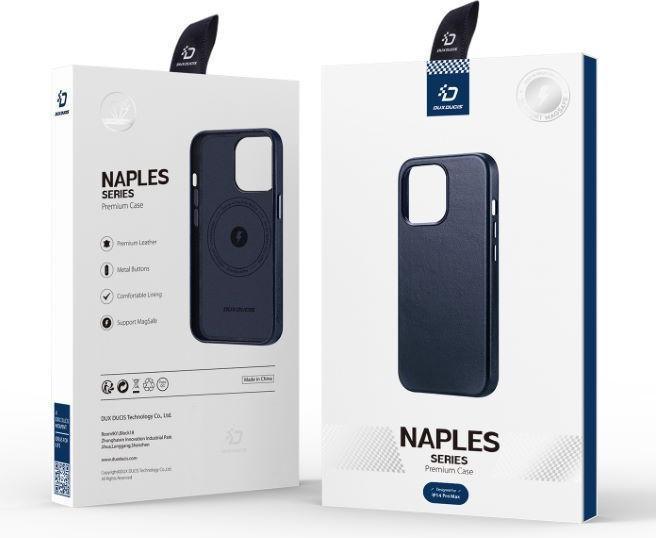 Actual product image Dux Ducis Naples Series Genuine Leather Case (Apple iPhone 14 Pro Max)