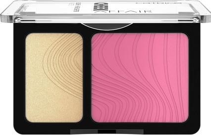 Image du produit Catrice Cheek Affair Blush & Highlighter Palette blush et illuminateur (L'amour au premier coup d'oeil, Highlighter, 10 g)