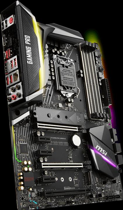 Produktbild MSI Z370 Gaming Pro Carbon Ac (LGA 1151, Intel Z370, ATX)
