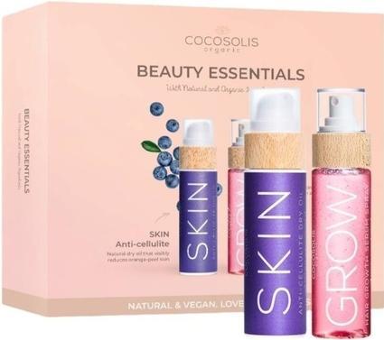 Immagine prodotto Cocosolis Set di prodotti di bellezza - Olio secco anti-cellulite per la pelle 110ml e siero spray per la