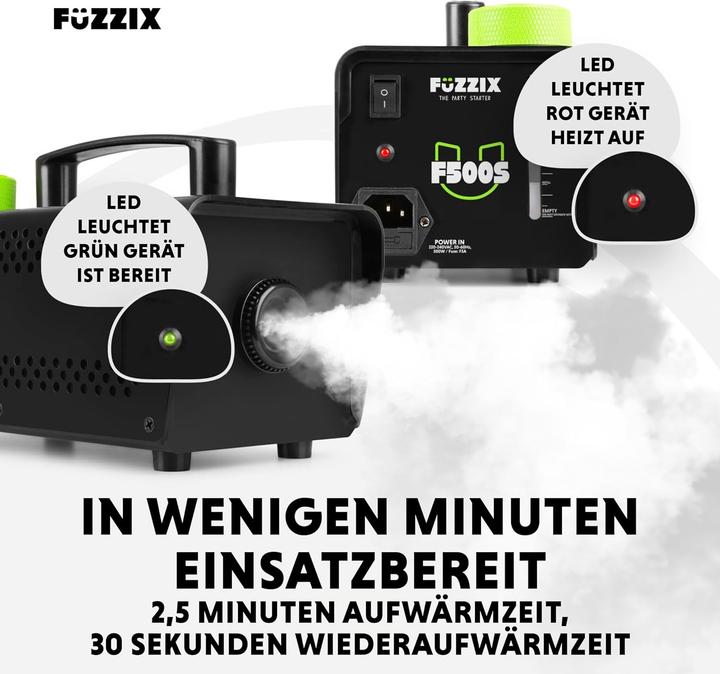 Actual product image Fuzzix Mini Nebelmaschine mit Fernbedienung