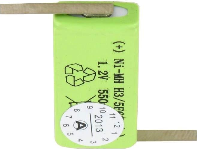 Produktbild AccuCell Akku HF-C1U mit Lötfahne Z-Form (1 Stk., 600 mAh, Ladegerät inkl. Akku)