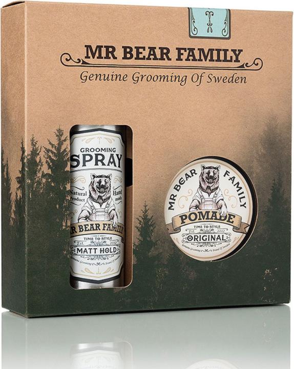 Immagine prodotto Mr. Bear Family Kit spray e pomata (Set per la cura della barba)