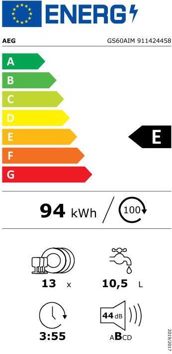 Energie-Label AEG GS60AIM
