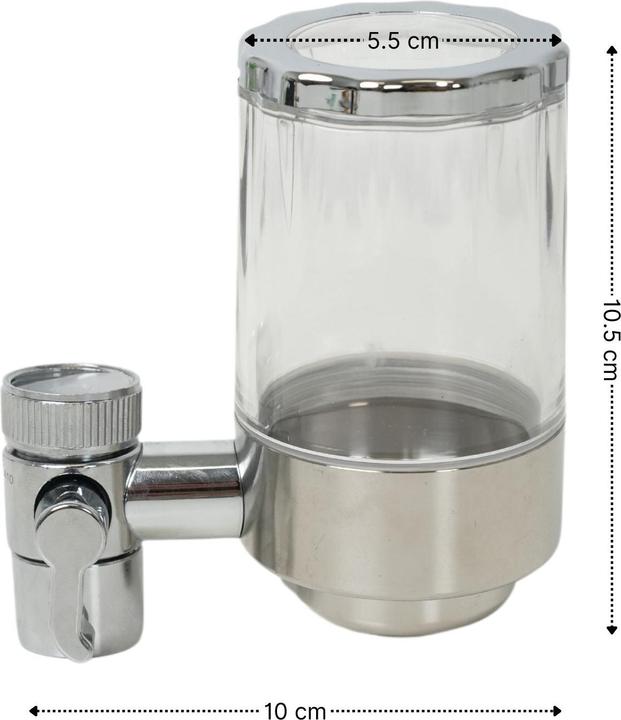 Immagine prodotto Hermex Filtro per rubinetto Purificatore d'acqua per rubinetto Filtro per acqua per rubinetto da cucina