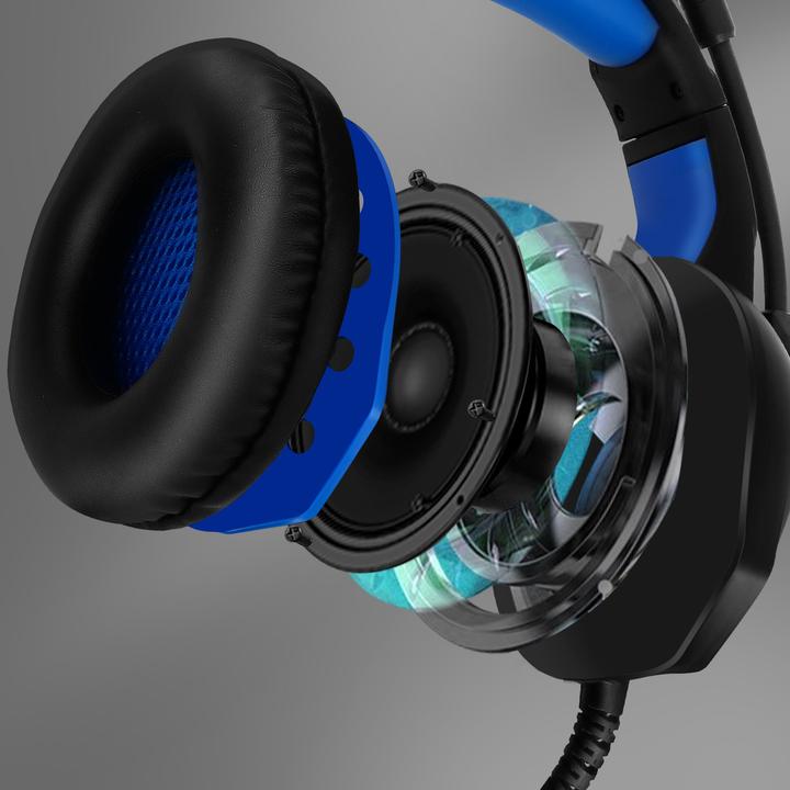 Actual product image LinQ GM6020 gamer headset RGB light (Cable)