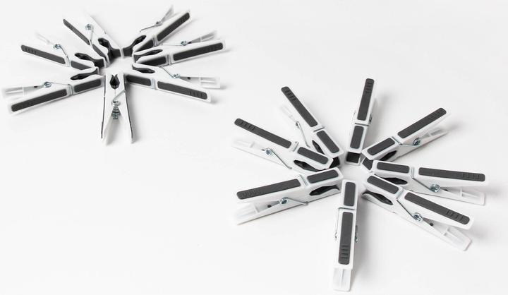Actual product image FTM Clothespins 24 pieces, gray