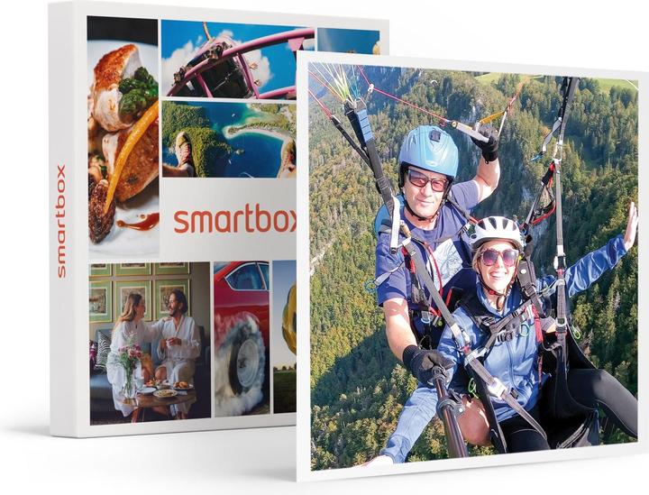 Actual product image Smartbox Vol découverte en parapente de 10 min au-dessus des paysages du Jura (1 pers.)