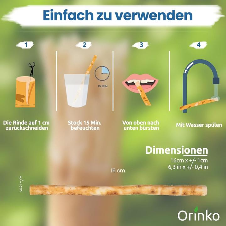 Produktbild Orinko Natürliche Zahnbürste (5 x)