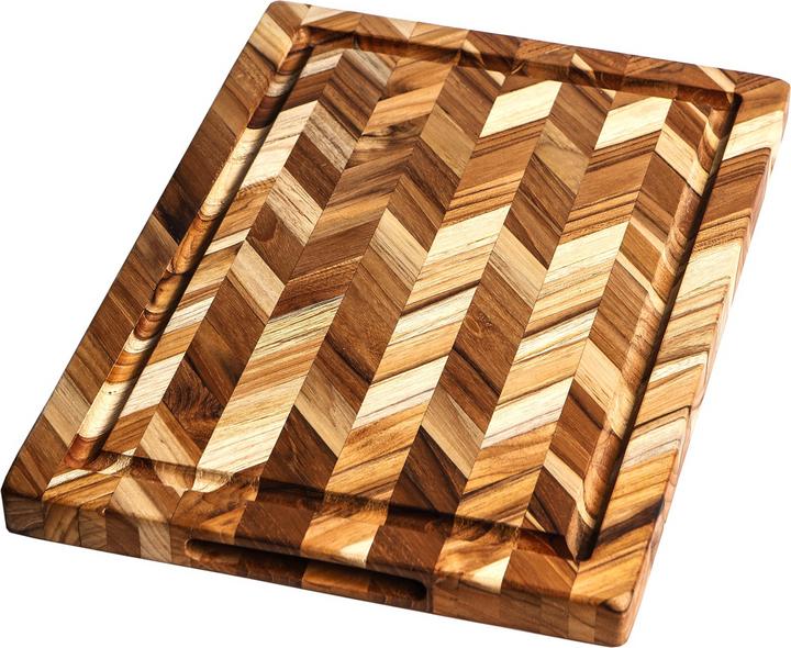 TeakHaus Teak chopping block w. juice groove