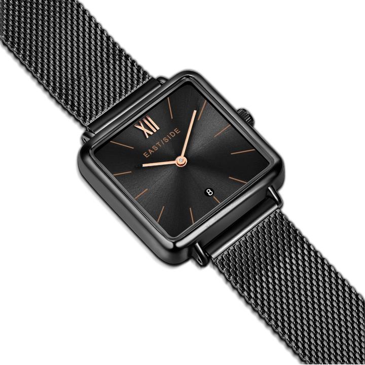 Image du produit Eastside Montre à quartz pour femme Grand en acier inoxydable anthracite - 24167 (Montre analogique, 37.60 mm)