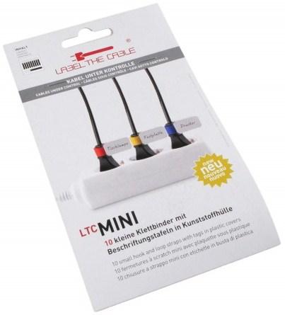 Actual product image Label-the-cable small velcro binder with label (Velcro cable ties, 90 mm, 10 pcs.)