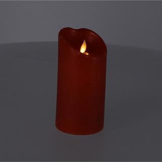 Produktbild Lumineo LED Flackerkerze Indoor rot 7,5 x 15 cm (1 x)