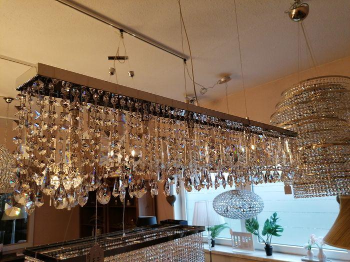 Actual product image TL Pendellampe 117cm gefertigt mit SPECTRA® Crystal von SWAROVSKI (G9)